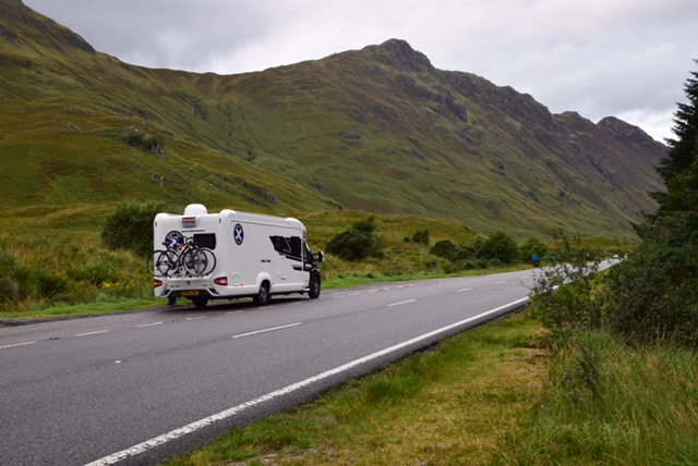 Cycling with scottish Tourer